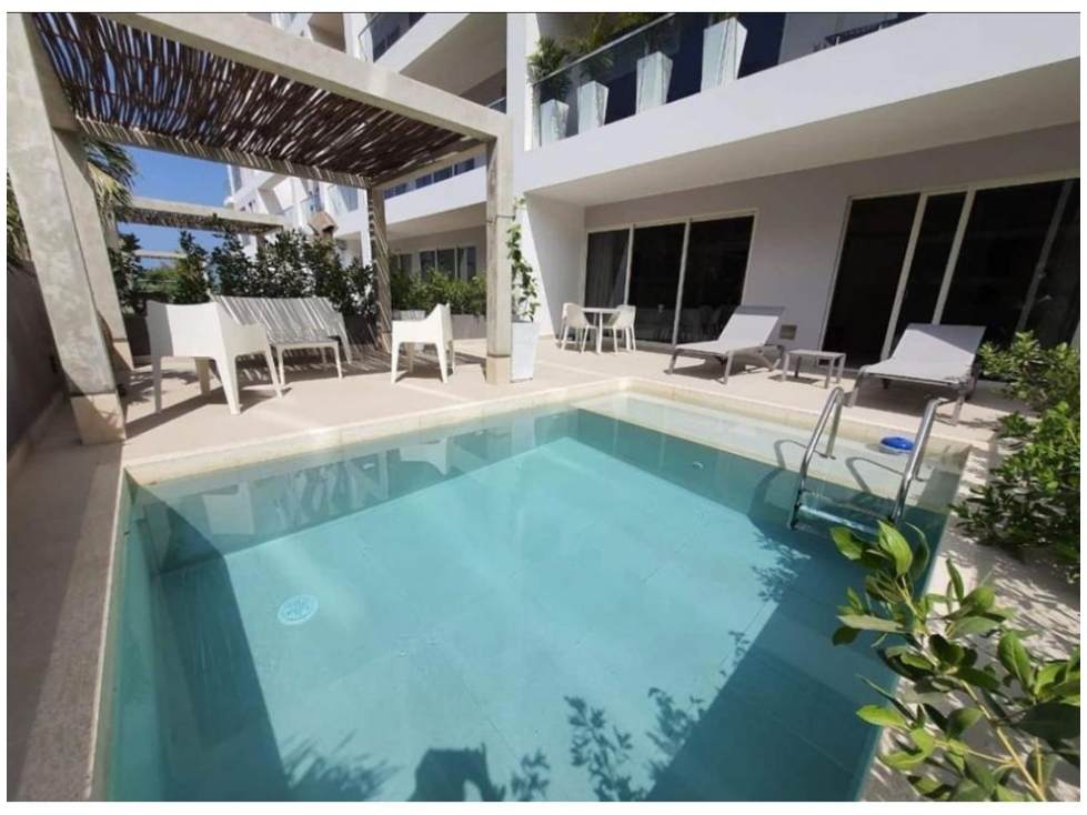 VENTA APARTAMENTO 1 ALCOBAS MORROS ÍO CON PISCINA PRIVADA CARTAGENA — foto 4