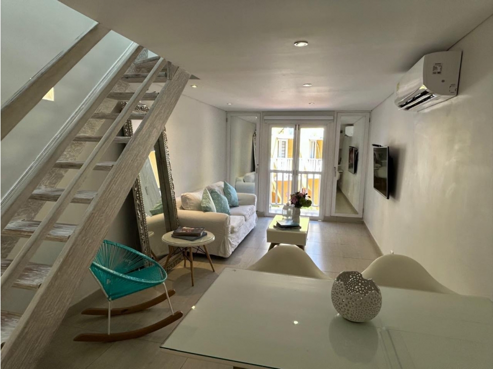 Apartamento en Venta Centro Histórico Cartagena 2 Habitaciones Dúplex — foto 5