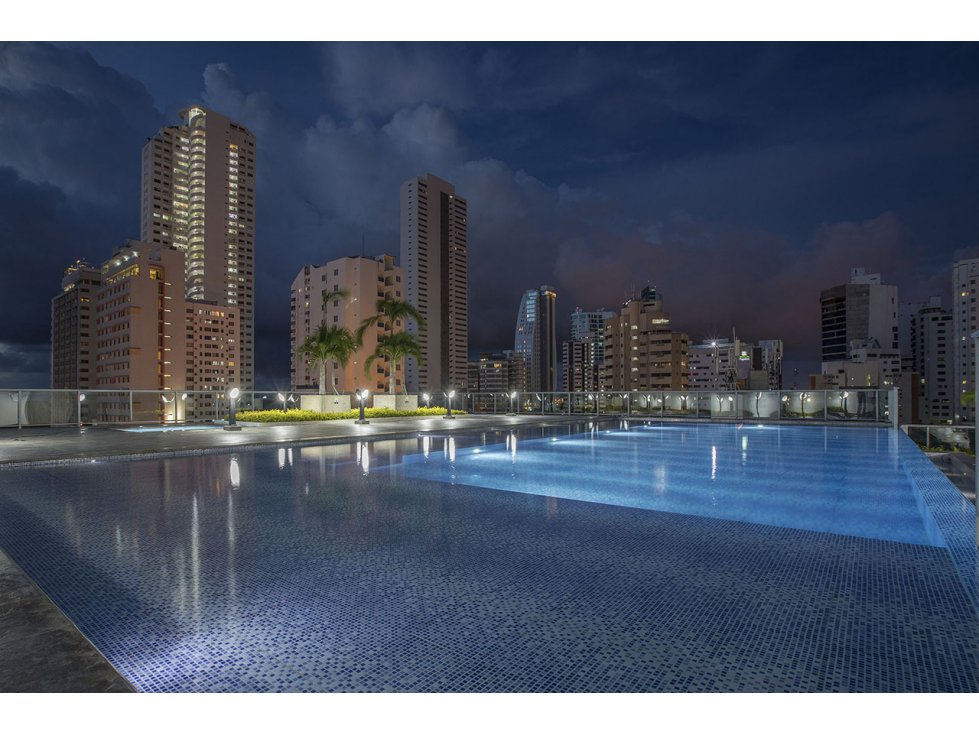 VENTA DE APARTAMENTO0 DE 2 ALCOBAS BOCAGRANDE EDIFICIO INFINITUM — foto 5