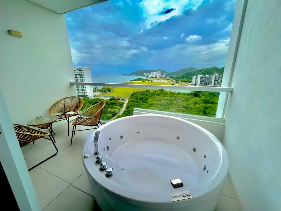 VENTA APARTASUITE DE LUJO CON JACUZZI BELLO HORIZONTE SANTA MARTA - 1