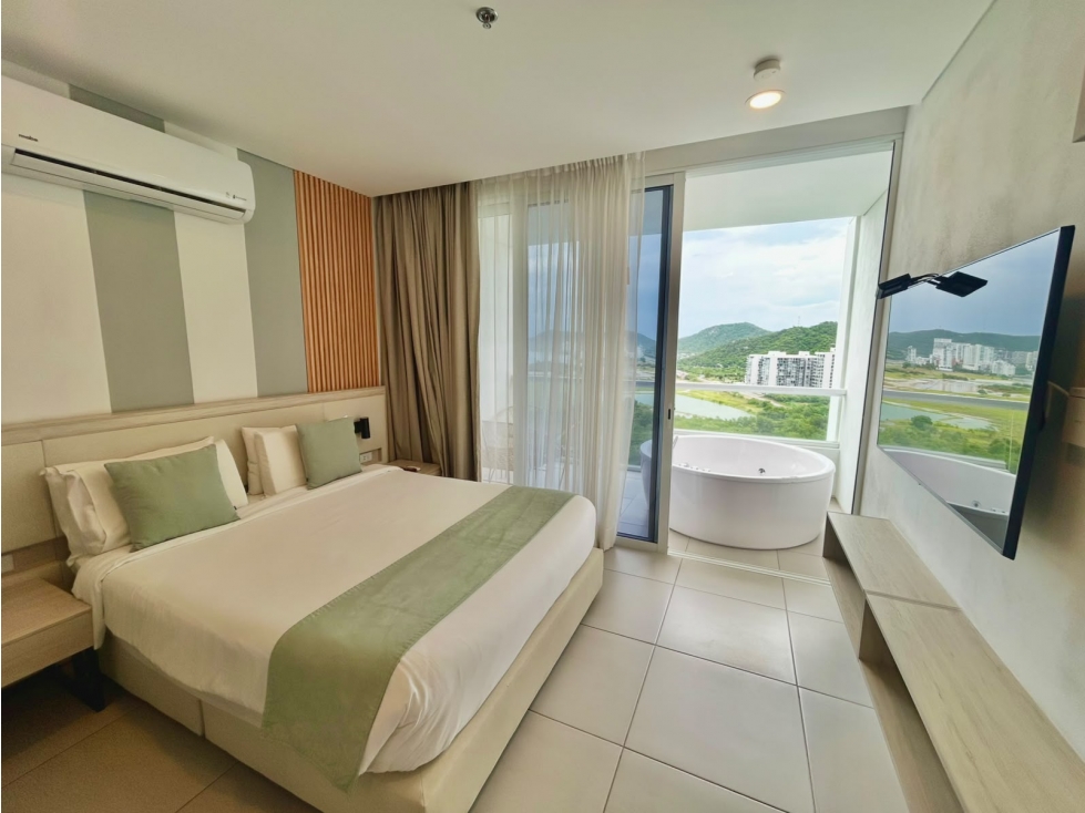 VENTA APARTASUITE DE LUJO CON JACUZZI BELLO HORIZONTE SANTA MARTA - 5