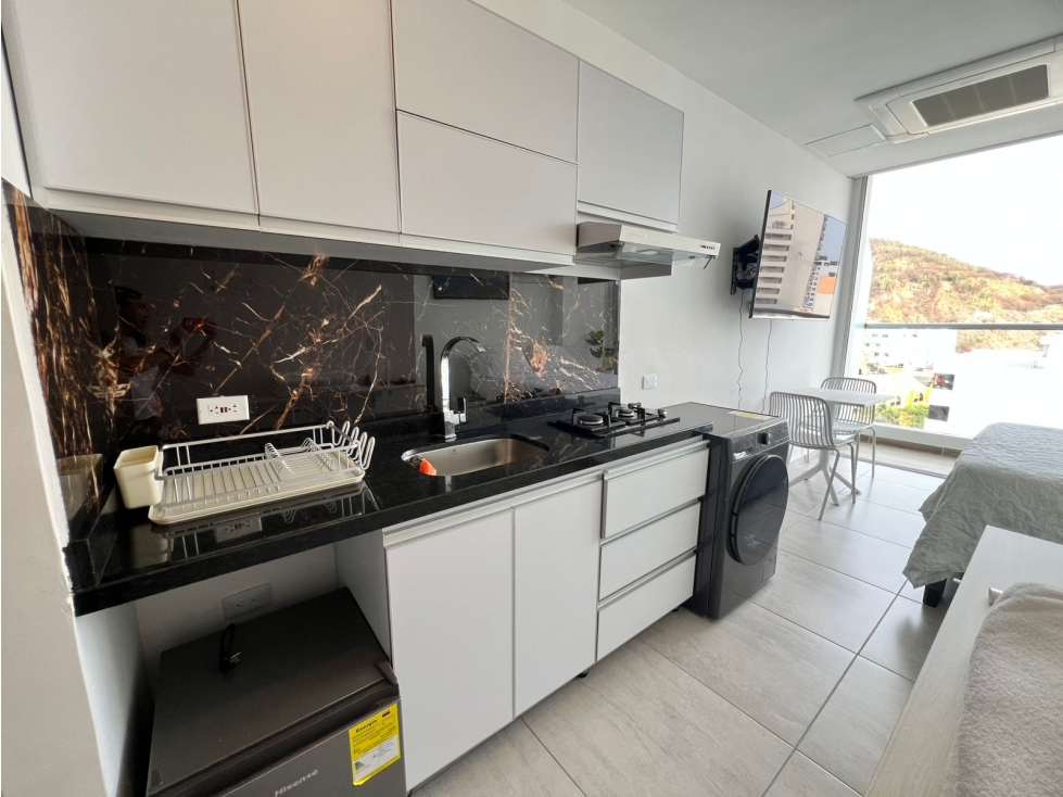 VENTA DE ESPECTACULAR APARTA-SUITE EN EL RODADERO (AMOBLADO) — foto 6