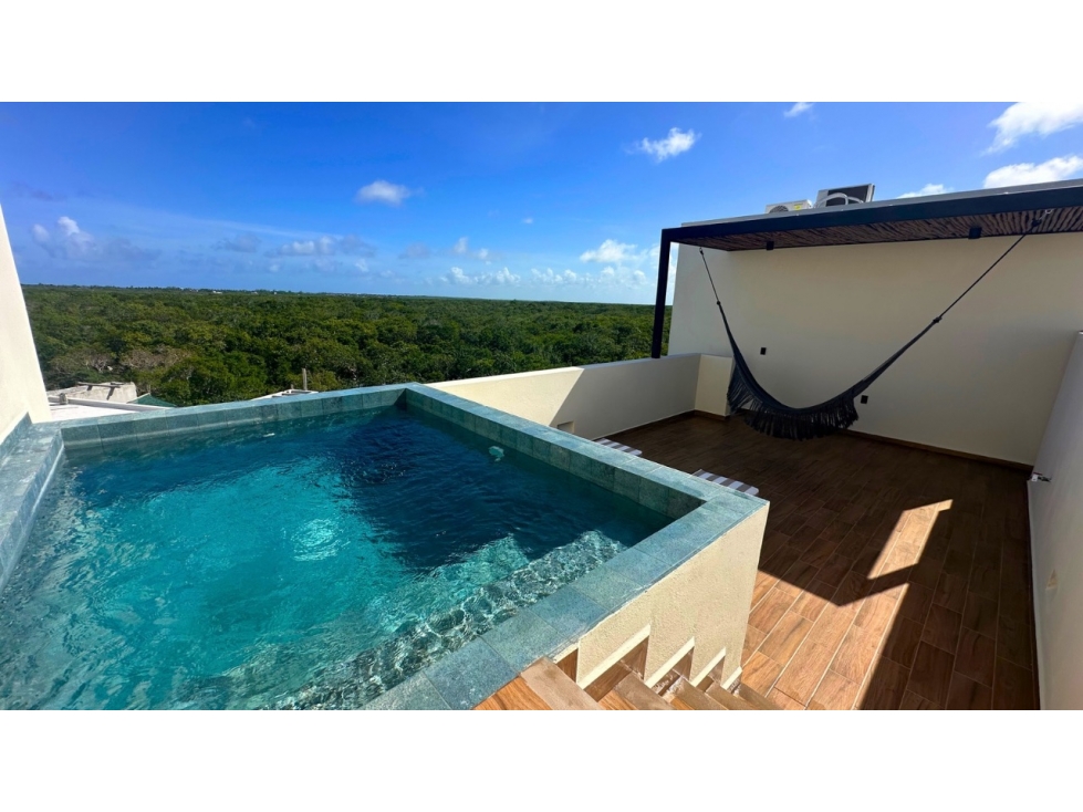 1-Bedroom Penthouse with Private Pool, Región 15 Tulum