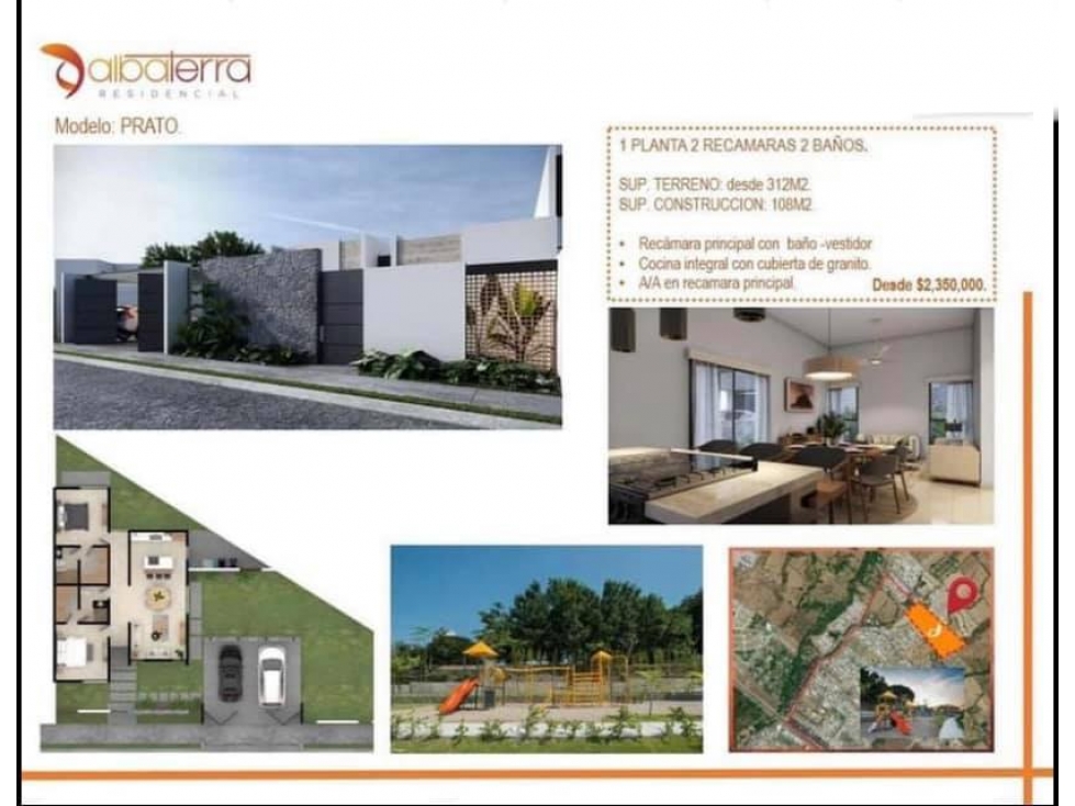 PREVENTA HERMOSA CASA MODELO PRATO EN RESIDENCIAL ALBATERRA COLIMA - 1