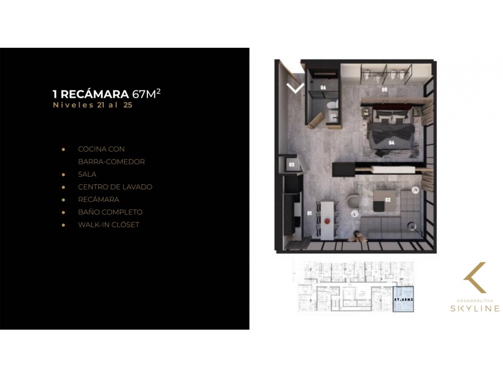 CONDOMINIO 205 PISO 22 EN VENTA EN SKYLINE CONDOS TIJUANA — foto 2