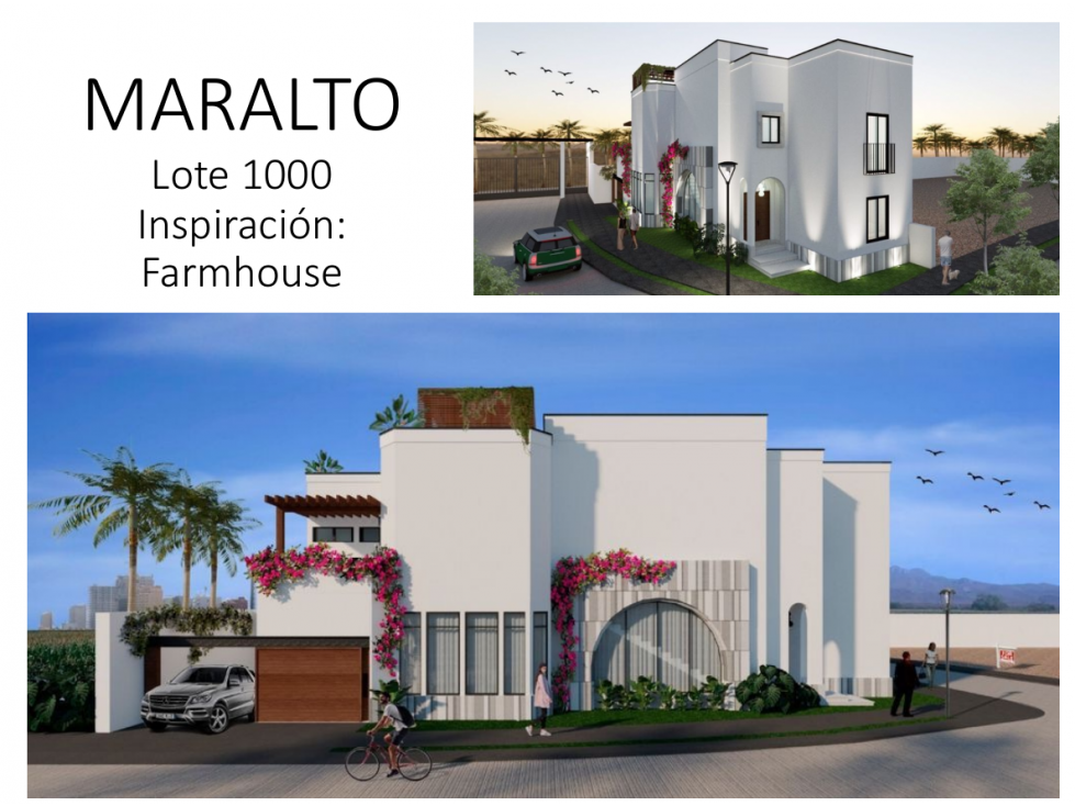 CASA EN PREVENTA EN MARALTO RESIDENCIAL LOTE 1000 MODELO FARMHOUSE