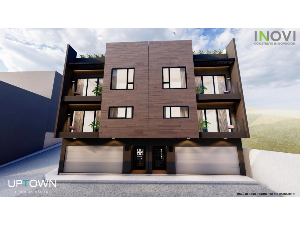 CASAS EN VENTA EN DESARROLLO UPTOWN T HOUSES HABITAT DESDE
