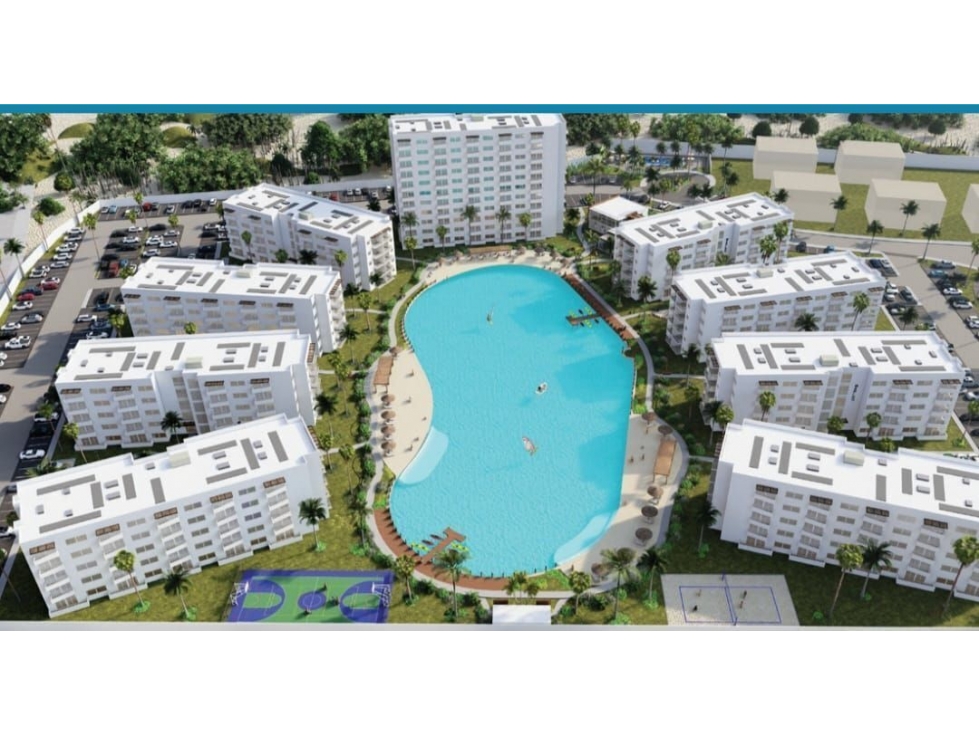DEPARTAMENTOS EN VENTA EN MAZATLAN CON LAGUNA Y PLAYA ARTIFICIAL