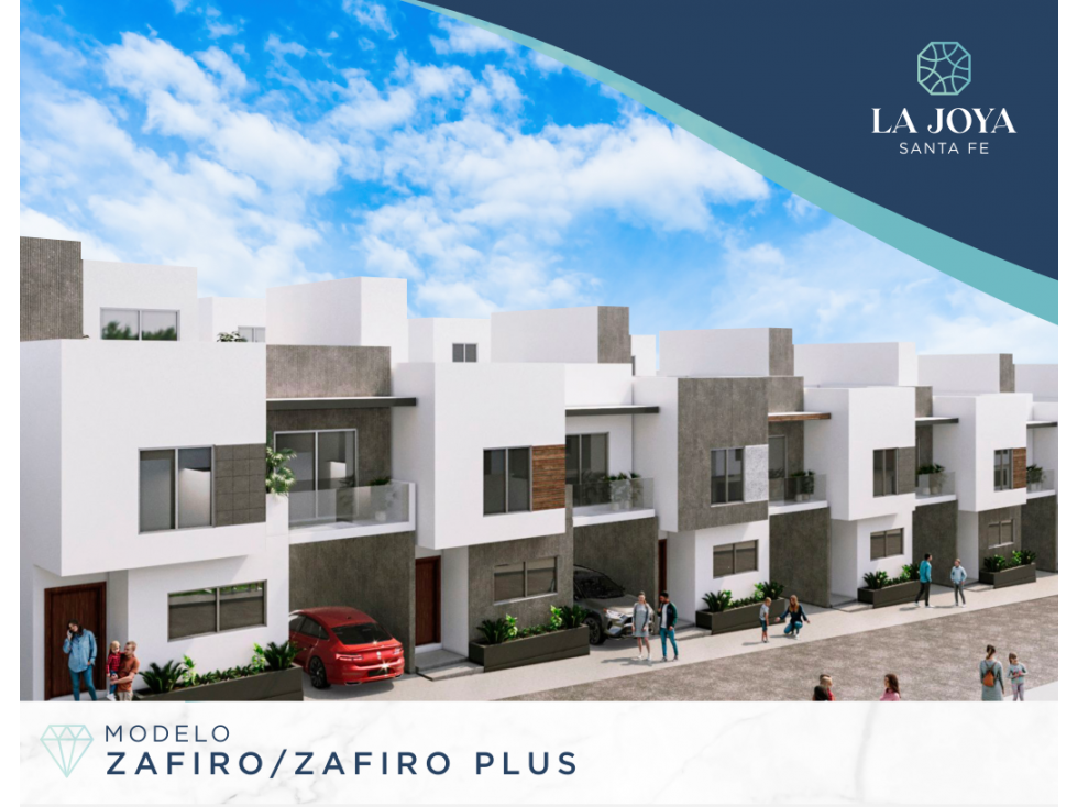 CASA EN VENTA DESARROLLO LA JOYA SANTA FE MODELO ZAFIRO - 1