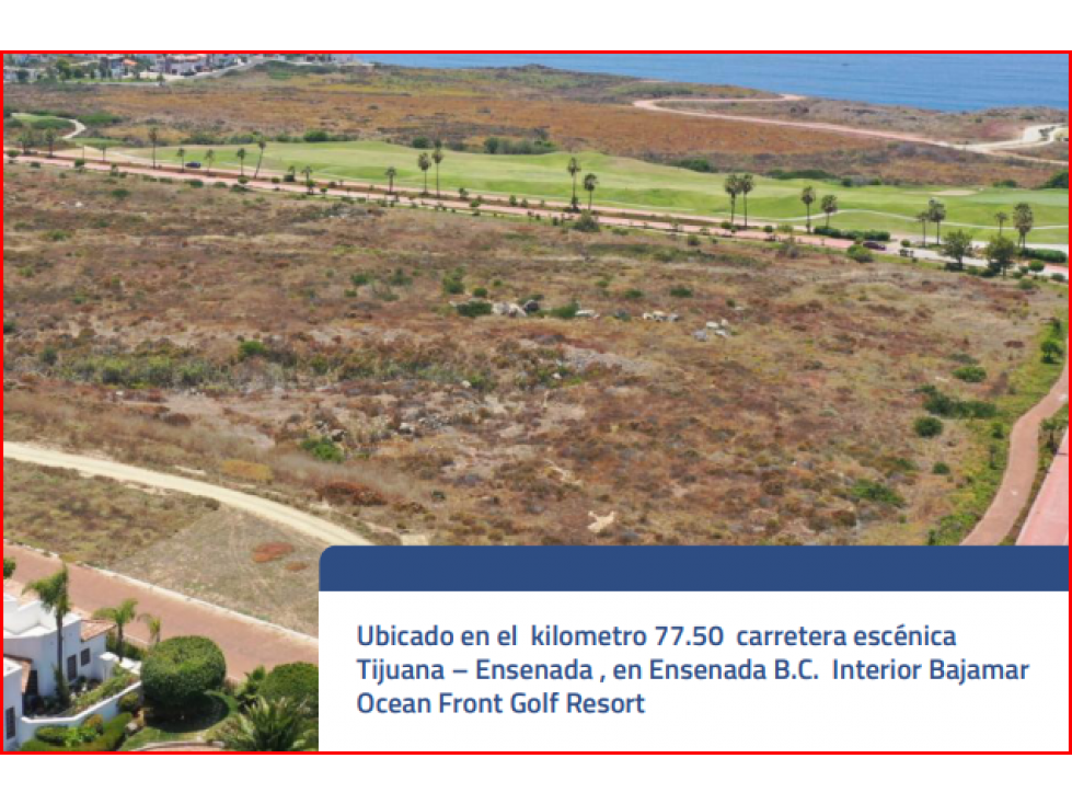 GRAN TERRENO EN VENTA DESARROLLO DE VIVIENDA, TURÍSTICO BAJAMAR - 1