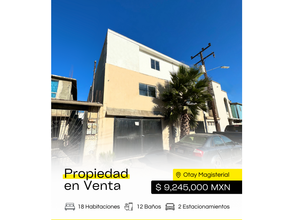 GRAN OPORTUNIDAD DE INVERSION PROPIEDAD EN VENTA EN OTAY MAGISTERIAL - 1