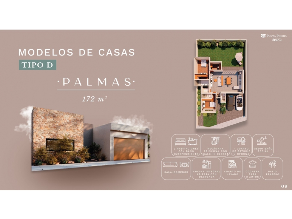VENTA CASAS MODELO PALMAS EN PUNTA PIEDRA SECCION MISION DESDE