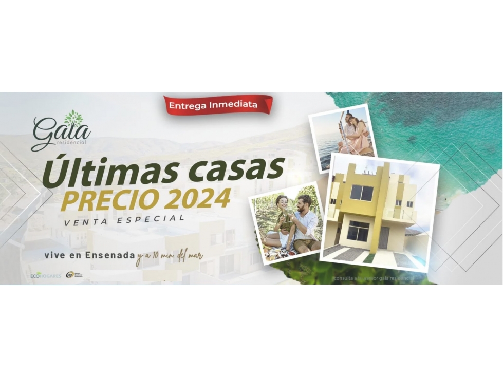 VENTA CASA MODELO GEA EN CUMBRES RESIDENCIAL ENSENADA DESDE