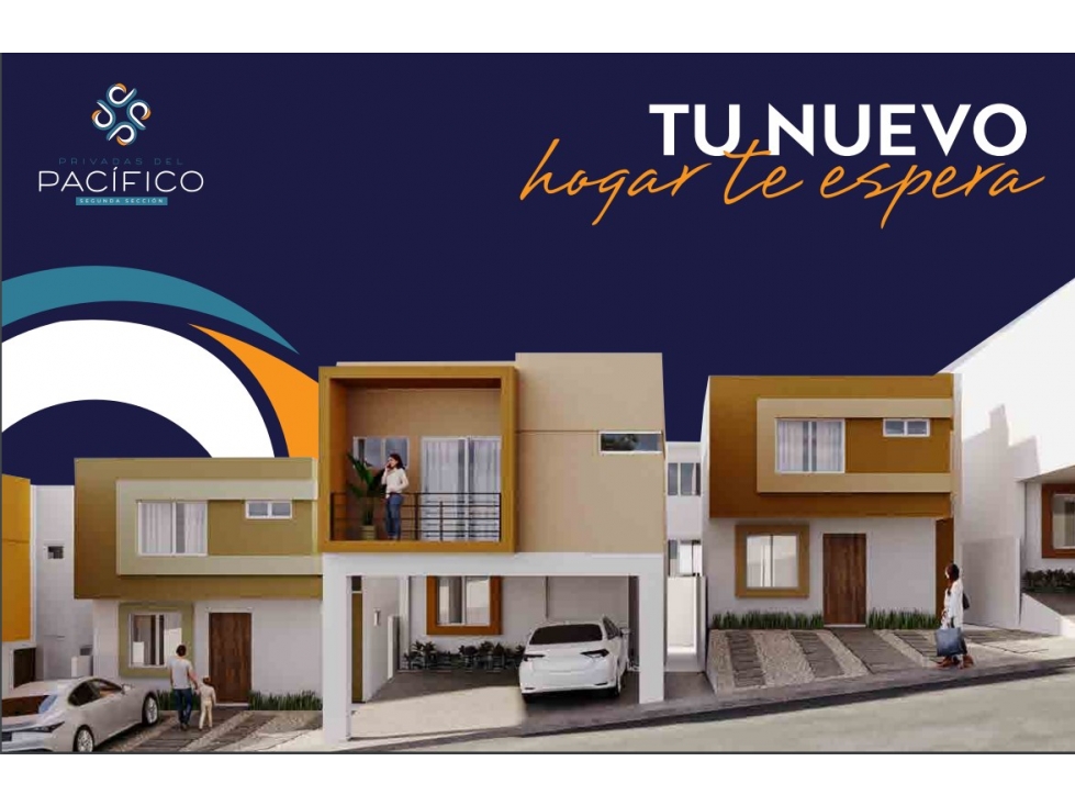 PREVENTA CASAS MOD. AMBAR 2R PRIV. DEL PACIFICO II MAR DE CORAL DESDE
