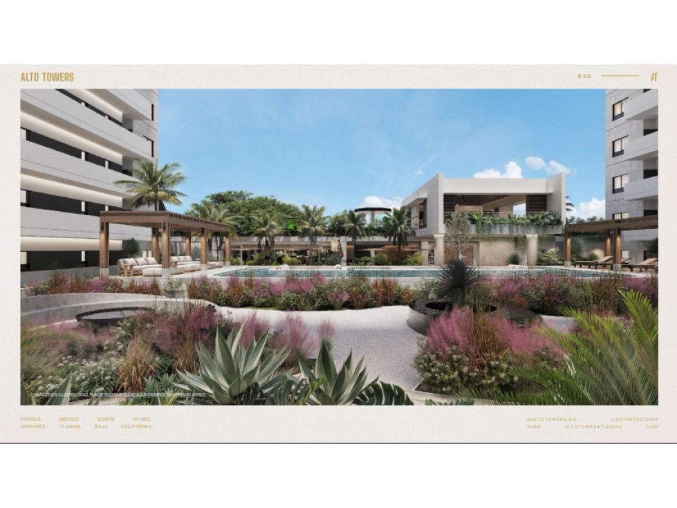 PREVENTA DEPTO TIPO B TORRE 3 ALTO TOWERS PLAYAS DE TIJUANA DESDE