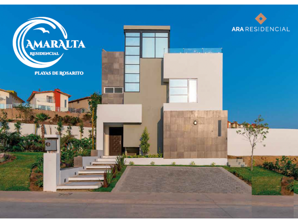 CASA EN VENTA MODELO CORAL EN AMARALTA RESIDENCIAL ROSARITO