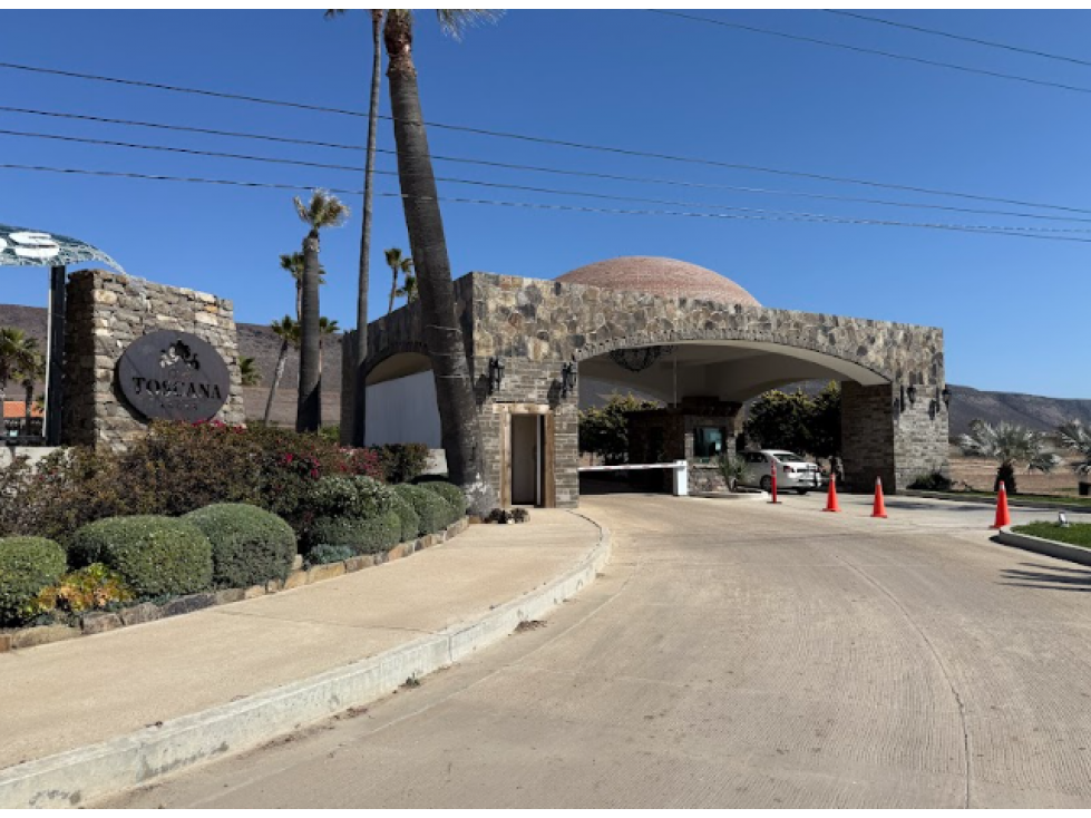 TERRENO EN VENTA VILLA TOSCANA RESIDENCIAL, ENSENADA SEGURIDAD 24HRS