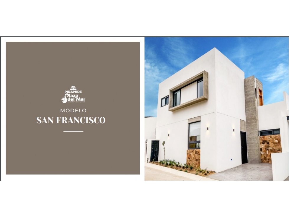 CASA EN VENTA PIRAMIDE PLAZA DEL MAR MODELO SAN FRANCISCO DESDE