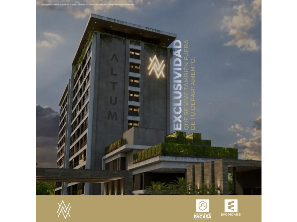 DEPARTAMENTO EN VENTA MODELO SIGMA EN TORRE ALTUM TIJUANA DESDE
