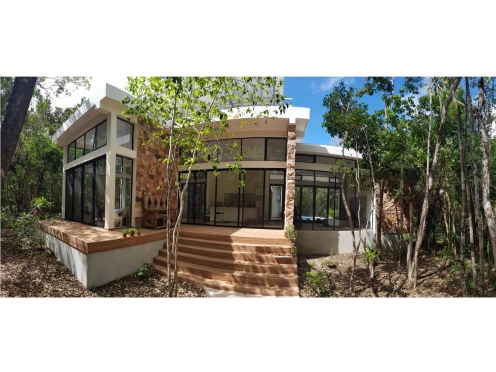BOUTIKA HOUSE FOR SALE IN AKUMAL RIVIERA MAYA IN A JUNGLE ENVIRONMENT - 1