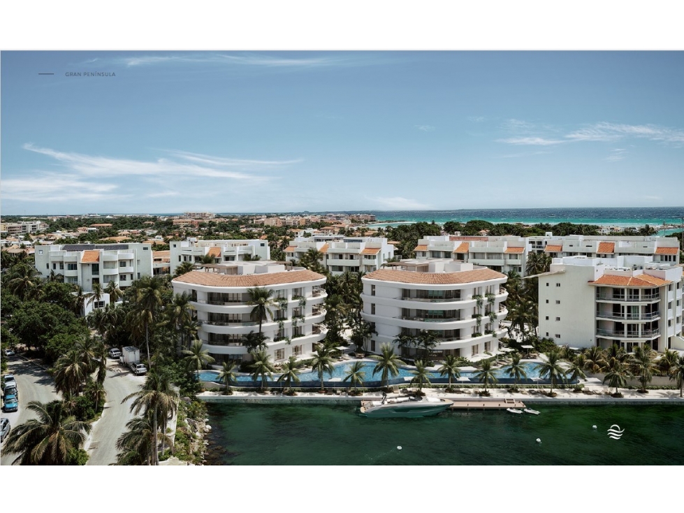 DEPTOS 3 RECAMARAS EN VENTA EN GRAN PENÍNSULA PUERTO AVENTURAS DESDE - 1