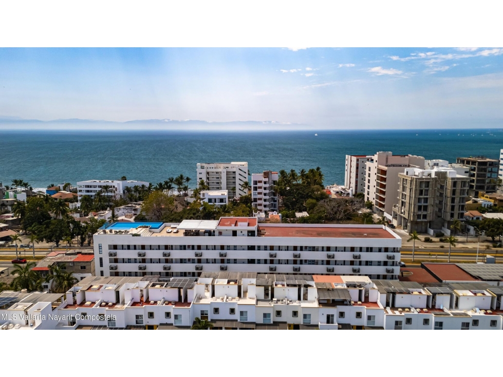 CONDOMINIO DE 2 RECAMARAS A PASOS DE LA PLAYA EN BUCERIAS NAYARIT