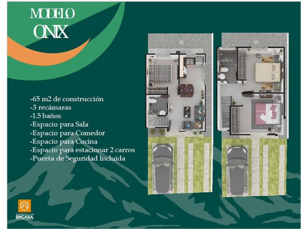 PREVENTA CASA NUEVA MOD. ONIX PRIVADA MANZANO RINCONADA SANTA FE DESDE — foto 2