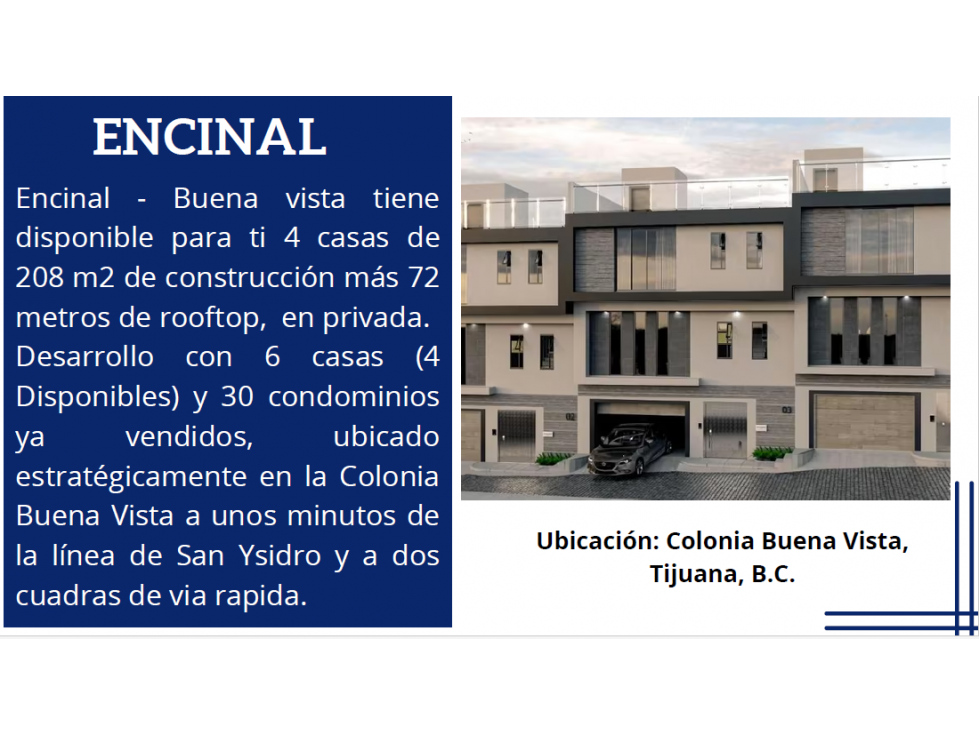 CASA EN VENTA EN EL DESARROLLO EL ENCINAL - BUENA VISTA TIJUANA — foto 2