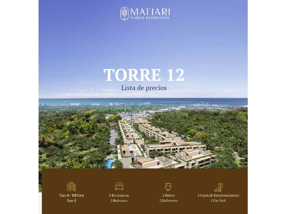 DEPTOS TIPO B/EECAA TORRE12 MATIARI PARQUE RESIDENCIAL PISO 3 ORIENTE - 2