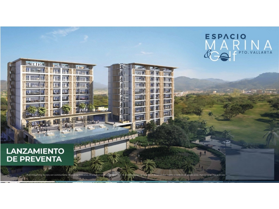 PREVENTA PH 3 REC VISTA GOLF TORRE B MARINA&GOLF; PUERTO VALLARTA DESDE - 2