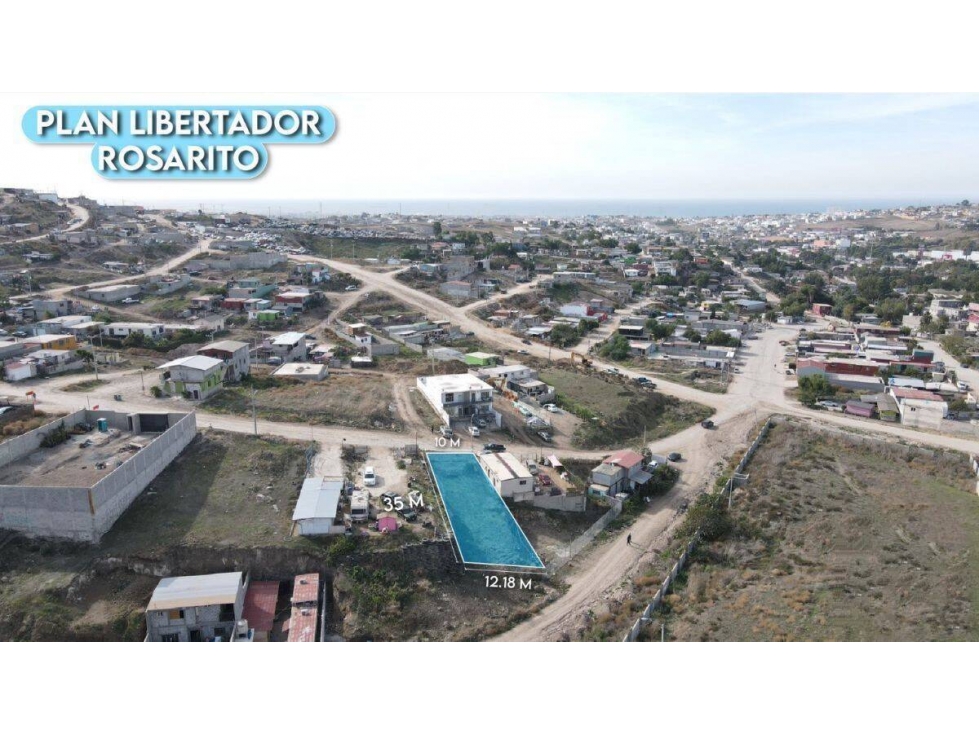 LAND FOR SALE PLAN LIBERTADOR ROSARITO NEAR ROSAMAR, PABELLÓN,LA MINA - 2