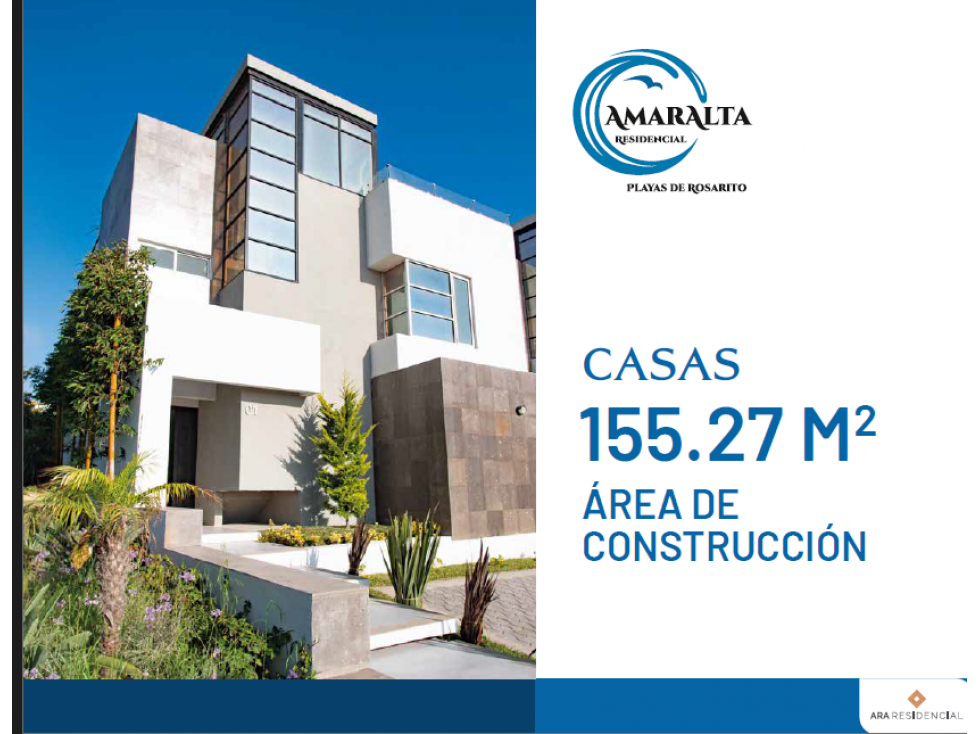 CASA EN VENTA MODELO CORAL EN AMARALTA RESIDENCIAL ROSARITO — foto 2