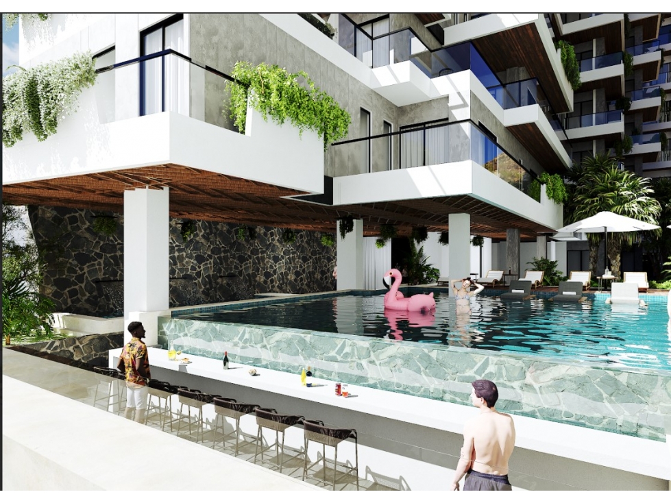 DEPARTAMENTO 2 REC. EN PREVENTA EN SEREIA TOWER COSTA MUJERES DESDE - 2