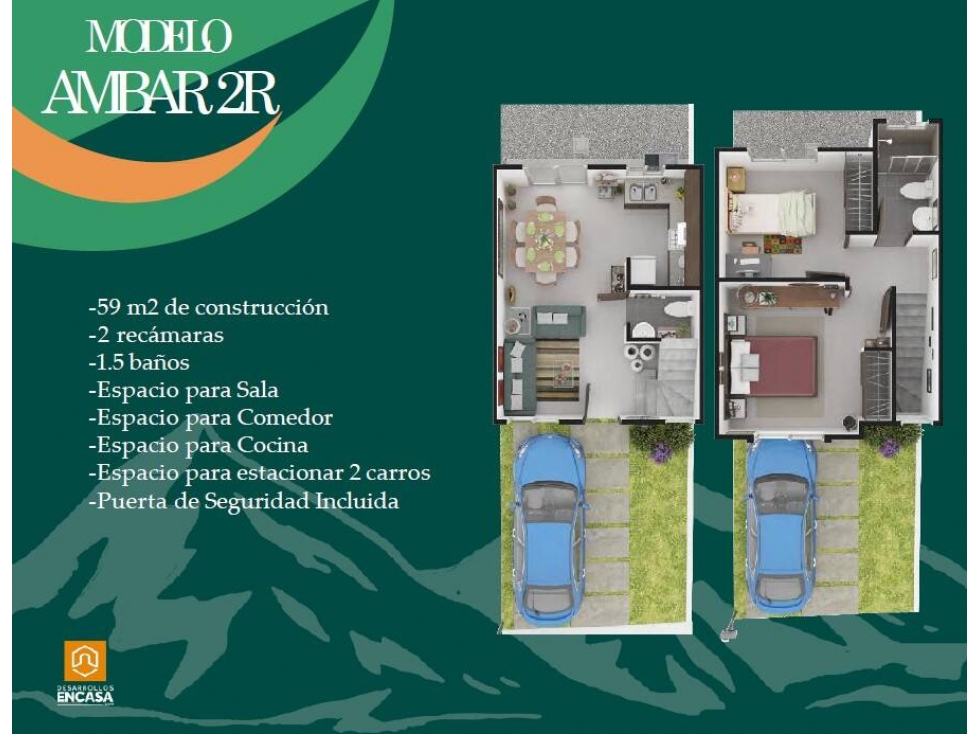 PREVENTA CASA MOD. AMBAR PRIVADA CEDRO RINCONADA SANTA FE DESDE — foto 2