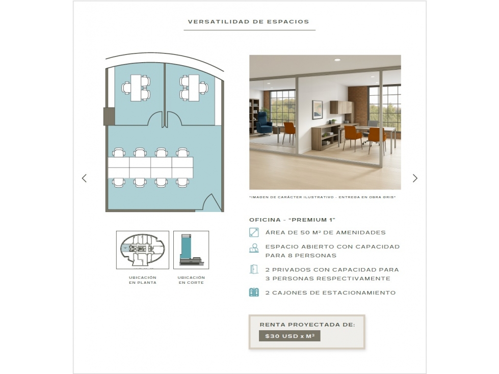 OFICINAS PREMIUM 1 EN VENTA EN ZONA RIO, ZONA DORADA DESDE - 2