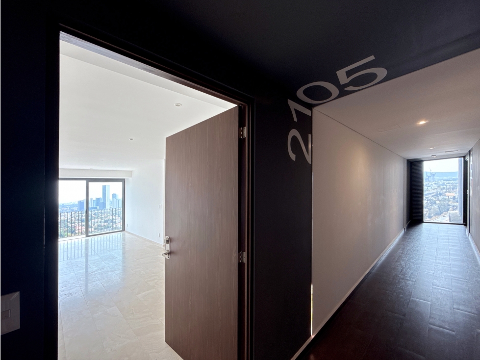 DEPTO EN VENTA EN TORRE ZÉNTRAL, ZAPOPAN, CERCA DE ANDARES, PISO 21 - 2