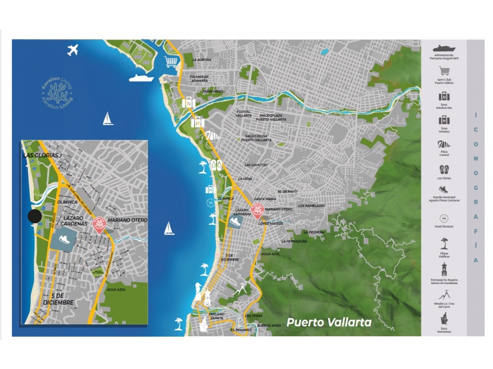 DEPTO. TIPO A EN VENTA EN KORALION LIVING EN PUERTO VALLARTA DESDE — foto 2