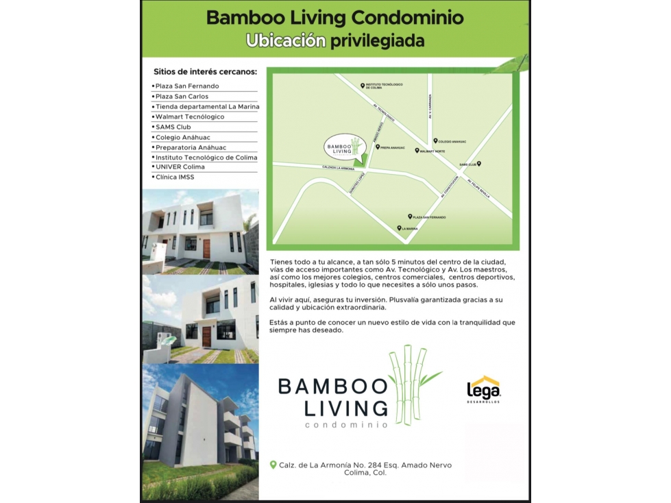 CASAS EN VENTA MODELO B EN COTO PRIVADO BAMBOO LIVING CONDOMINIO - 3