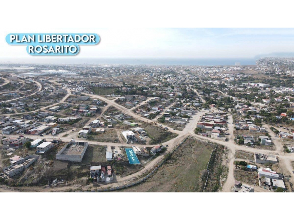 LAND FOR SALE PLAN LIBERTADOR ROSARITO NEAR ROSAMAR, PABELLÓN,LA MINA - 3