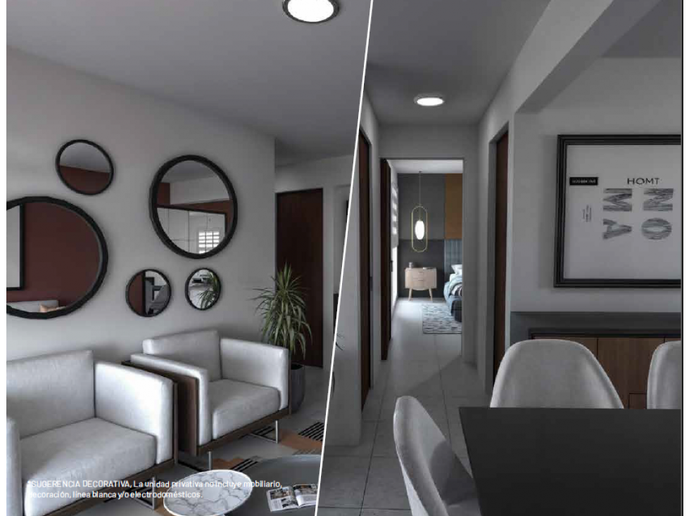 CONDOMINIOS MODELO ARAKAN 98M2 EN AMARALTA RESIDENCIAL ROSARITO — foto 3