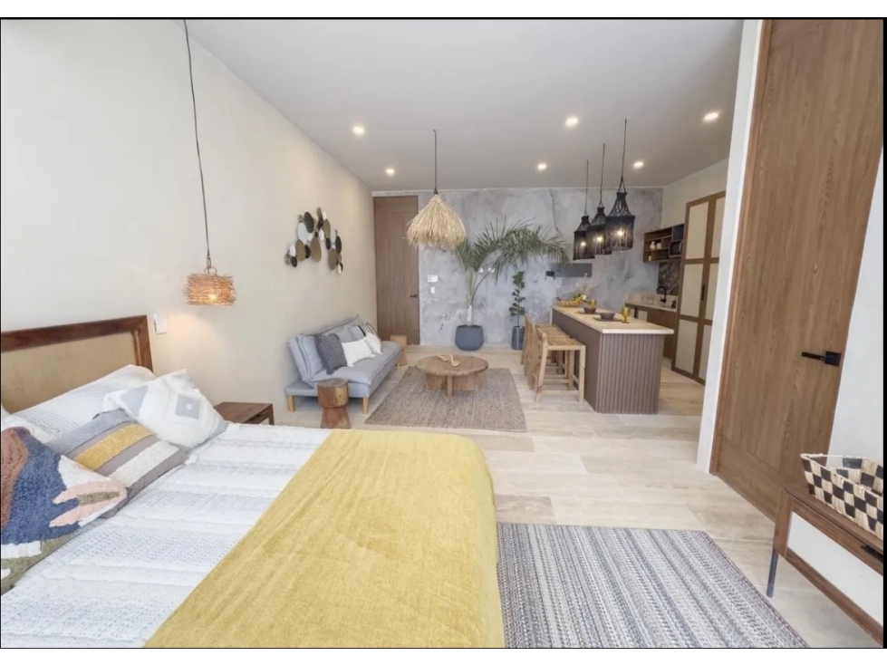 VENTA ESTUDIOS EN BAGA RIVIERA TORRE 1 CON ALBERCA EN HABITACIÓN — foto 3