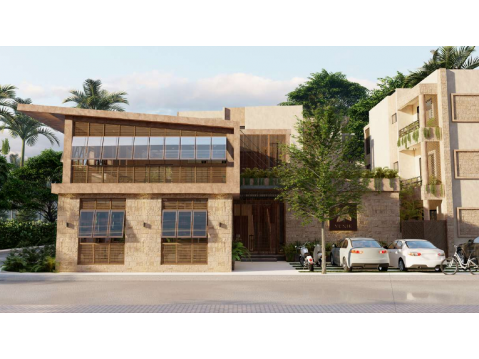 DEPTOS EN VENTA EN DESARROLLO XUNIK EN EL CENTRO DE TULUM DESDE — foto 3