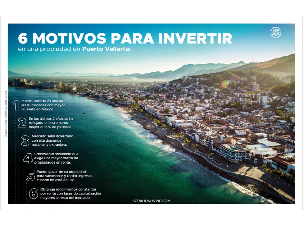 DEPTO. TIPO D EN VENTA EN KORALION LIVING EN PUERTO VALLARTA DESDE — foto 3