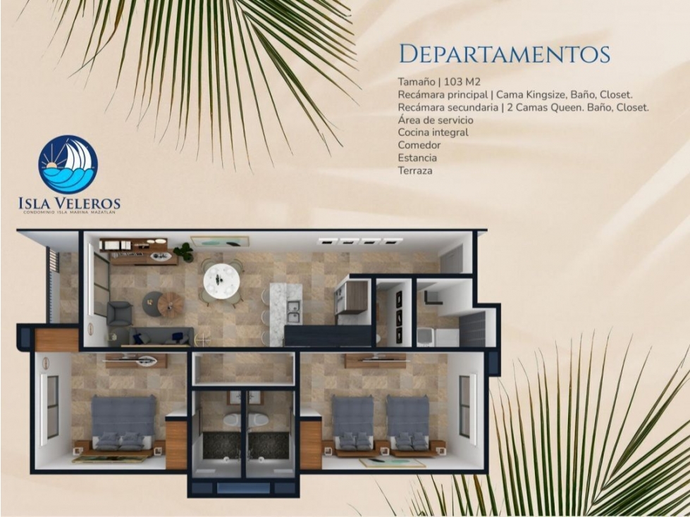 DEPARTAMENTOS EN VENTA EN MAZATLAN ISLA VELEROS — foto 4