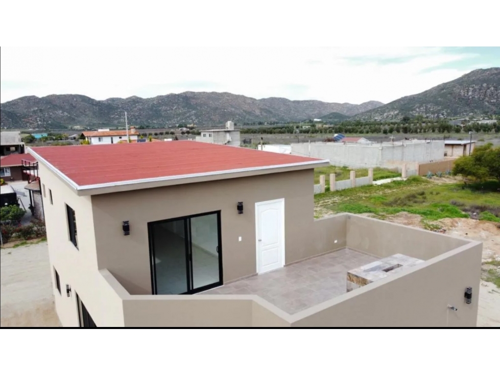 VENTA CASA NUEVA AL LADO DE CASA ADOBE GUADALUPE EN VALLE DE GUADALUPE — foto 4