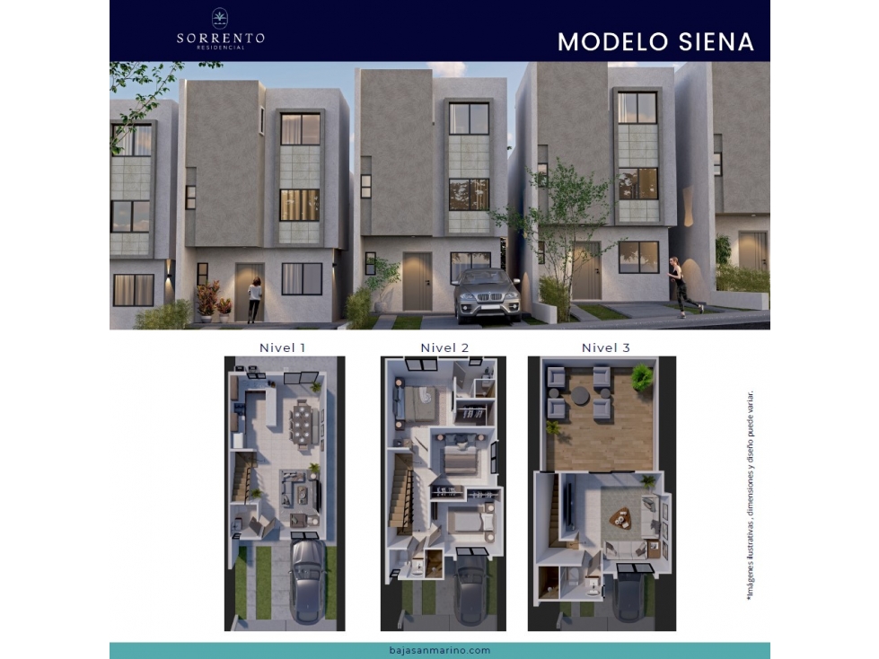 PREVENTA CASA MOD SIENA SORRENTO RESIDENCIAL EN SAN MARINO DESDE - 4