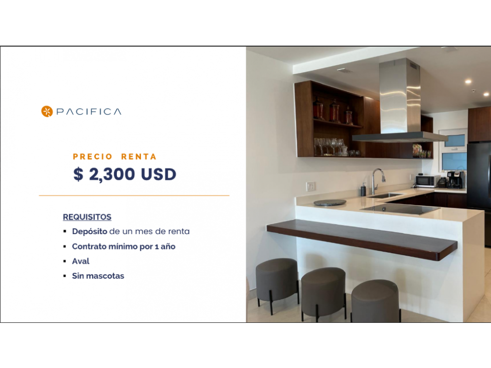 RENTA CONDOMINIO 206 TORRE MAREA EN VILLAS Y PRIVADAS PACIFICA - 4