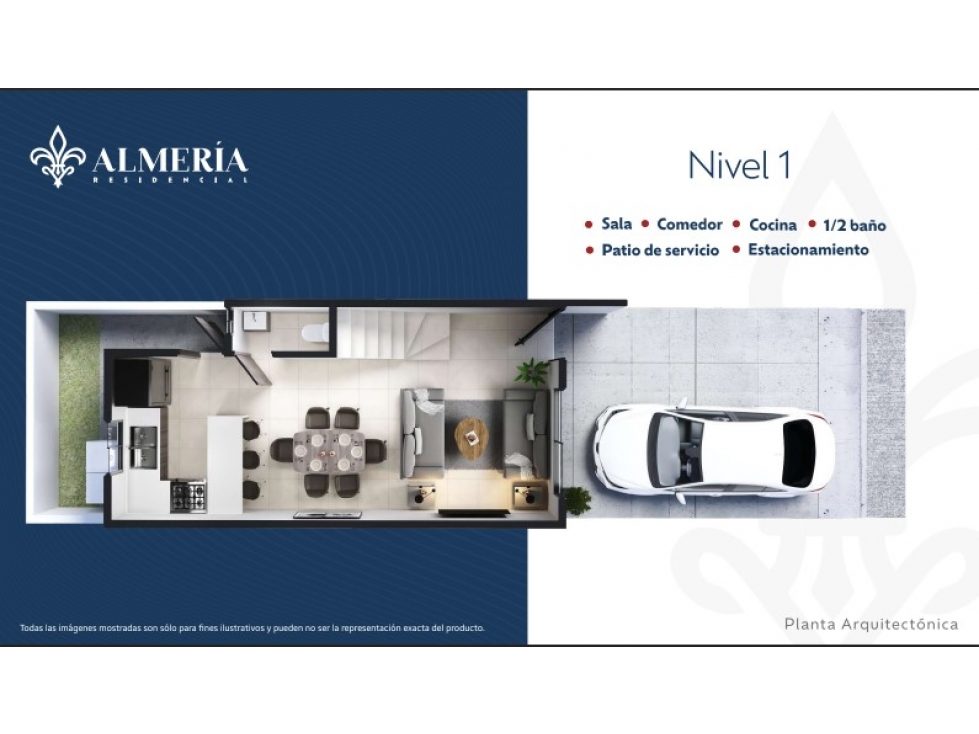 CASA EN PREVENTA MODELO CADIZ EN ALMERIA RESIDENCIAL DESDE — foto 3