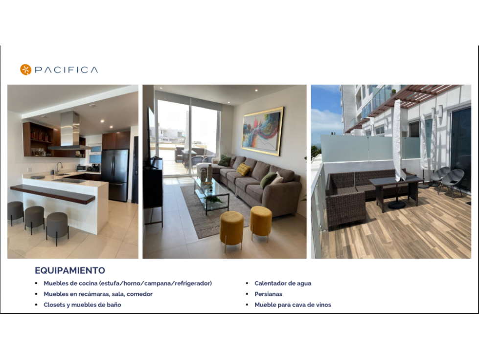 RENTA CONDOMINIO 206 TORRE MAREA EN VILLAS Y PRIVADAS PACIFICA - 5