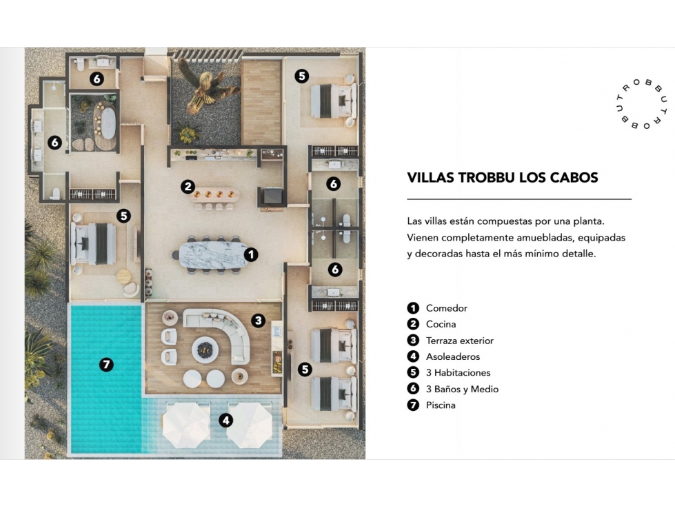 VILLAS DE LUJO EN VENTA EN DESARROLLO TROBBU LOS CABOS - 5